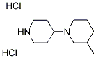 4-(3-Methyl-1-piperidinyl)piperidinedihydrochloride 结构式
