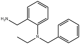 N-[2-(Aminomethyl)phenyl]-N-benzyl-N-ethylamine 结构式