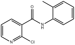 2-Chloro-N-(2-methylphenyl)nicotinamide 结构式