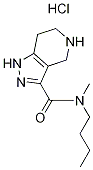 N-Butyl-N-methyl-4,5,6,7-tetrahydro-1H-pyrazolo-[4,3-c]pyridine-3-carboxamide hydrochloride 结构式