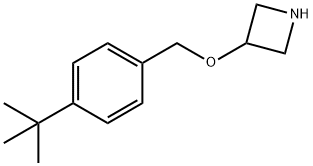 3-{[4-(tert-Butyl)benzyl]oxy}azetidine 结构式