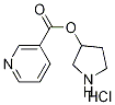 3-Pyrrolidinyl nicotinate hydrochloride 结构式