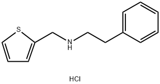 Phenethyl-thiophen-2-ylmethyl-amine hydrochloride 结构式