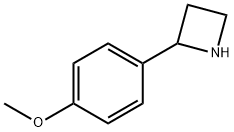 2-(4-Methoxyphenyl)azetidine 结构式