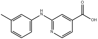 2-(3-Toluidino)isonicotinic acid 结构式