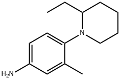 4-(2-Ethyl-1-piperidinyl)-3-methylaniline 结构式