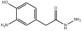 2-(3-氨基-4-羟基苯基)乙酰肼 结构式