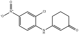 3-[(2-氯-4-硝基苯基)氨基]环己-2-烯-1-酮 结构式