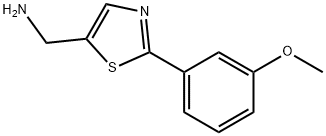 {[2-(3-甲氧苯基)-1,3-噻唑-5-基]甲基}胺二盐酸盐 结构式