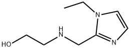2-{[(1-乙基-1H-咪唑基-2-基)甲基]氨基}乙醇二盐酸盐 结构式