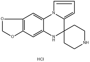 12',14'-Dioxa-2',8' lambda {2}-diazaspiro[1 lambda  {2}- piperidine-4,7'- tetracyclo[7.7.0.0 {2,6}.0 结构式