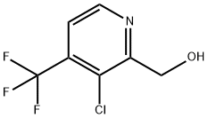 (3-氯-4-(三氟甲基)吡啶-2-基)甲醇 结构式