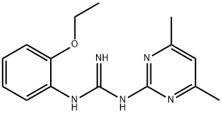 N-(4,6-二甲基嘧啶-2-基)-N'-(2-乙氧苯基)胍 结构式