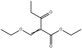 (2E)-2-(乙氧基亚甲基)-3-氧代-戊酸乙酯 结构式