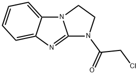 1-(氯乙酰基)-2,3-二氢-1H-咪唑并[1,2-A]苯并咪唑 结构式