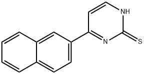 4-(2-萘基)-3H-嘧啶-2-硫酮 结构式
