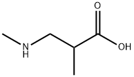 2-甲基-3-(甲基氨基)丙酸盐酸盐 结构式