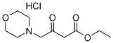 4-Morpholin-4-yl-3-oxo-butyric acid ethyl ester hydrochloride 结构式