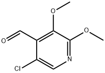 5-氯-2,3-二甲氧基异烟醛 结构式