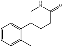 5-(2-甲基苯基)-2-氮己环酮 结构式