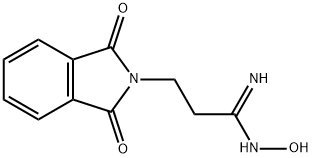 (1E)-3-(1,3-二氧代-1,3-二氢-2H-异吲哚-2-基)-N'-羟基丙脒 结构式