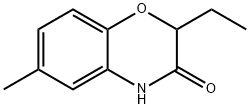 2-乙基-6-甲基-2H-1,4-苯并恶嗪-3(4H)-酮 结构式