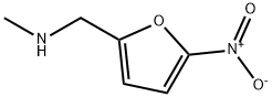 N-甲基-1-(5-硝基呋喃-2-基)甲胺 结构式