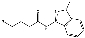 4-氯-N-(1-甲基-1H-吲唑-3-基)丁酰胺 结构式