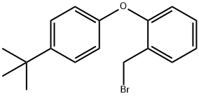 1-(溴甲基)-2-(4-(叔丁基)苯氧基)苯 结构式