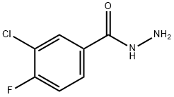 3-氯-4-氟苯甲酰肼 结构式