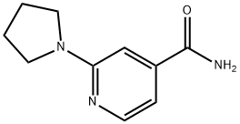 2-(吡咯烷-1-基)异烟酰胺 结构式