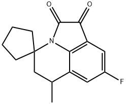 8''-Fluoro-6''-methyl-5'',6''-dihydrospiro[cyclopen-tane-1,4''-pyrrolo[3,2,1-ij]quinoline]-1'',2''-dione