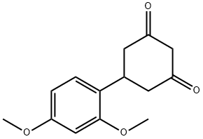 5-(2,4-二甲氧苯基)环己烷-1,3-二酮 结构式