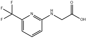 {[6-(TRIFLUOROMETHYL)PYRIDIN-2-YL]AMINO}ACETICACID 结构式