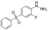 2-Fluoro-4-(phenylsulphonyl)phenylhydrazine 结构式