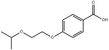 4-(2-异丙氧基乙氧基)苯甲酸 结构式