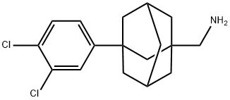 3-(3,4-DICHLOROPHENYL)-1-ADAMANTYL]METHYLAMINE 结构式