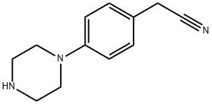 (4-piperazin-1-ylphenyl)acetonitrile 结构式