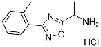 1-(3-o-Tolyl-[1,2,4]oxadiazol-5-yl)-ethylaminehydrochloride 结构式