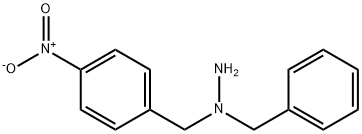 1-Benzyl-1-(4-nitrobenzyl)hydrazine 结构式