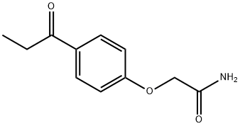 2-(4-丙醇基苯氧基)乙酰胺 结构式