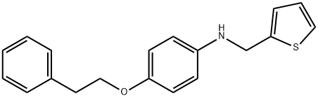 4-(Phenethyloxy)-N-(2-thienylmethyl)aniline 结构式