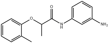 N-(3-Aminophenyl)-2-(2-methylphenoxy)propanamide 结构式