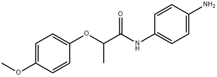 N-(4-Aminophenyl)-2-(4-methoxyphenoxy)propanamide 结构式