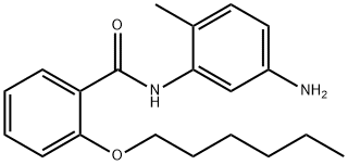N-(5-Amino-2-methylphenyl)-2-(hexyloxy)benzamide 结构式