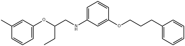 N-[2-(3-Methylphenoxy)butyl]-3-(3-phenylpropoxy)aniline 结构式