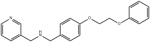 N-[4-(2-Phenoxyethoxy)benzyl](3-pyridinyl)-methanamine 结构式