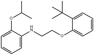 N-{2-[2-(tert-Butyl)phenoxy]ethyl}-2-isopropoxyaniline 结构式