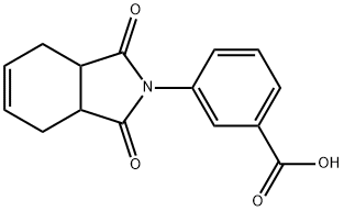 3-(1,3-二氧代-1,3,3A,4,7,7A-六氢-2H-异吲哚-2-基)苯甲酸 结构式