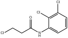 3-氯-N-(2,3-二氯苯基)丙酰胺 结构式